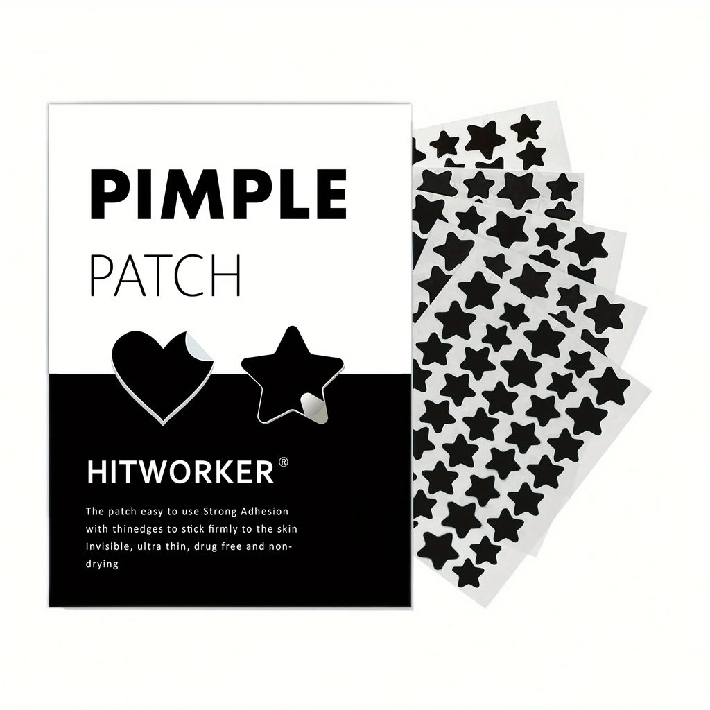 Black Heart Shaped Pimple Patch